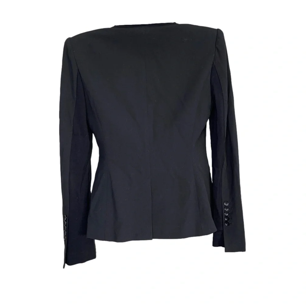 BCBGMaxAzria classic black blazer small - Picture 2 of 4
